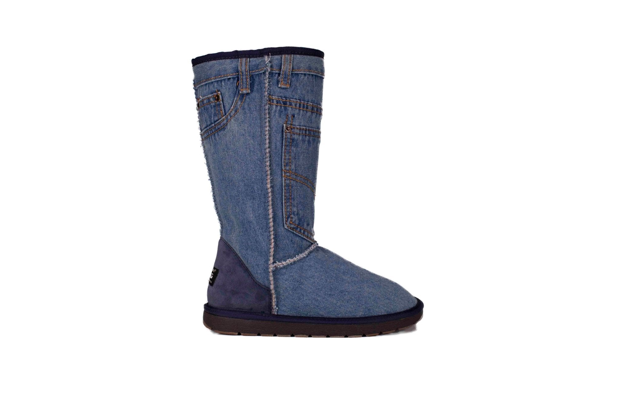 Denim Tall Boots - SHEARERS UGG